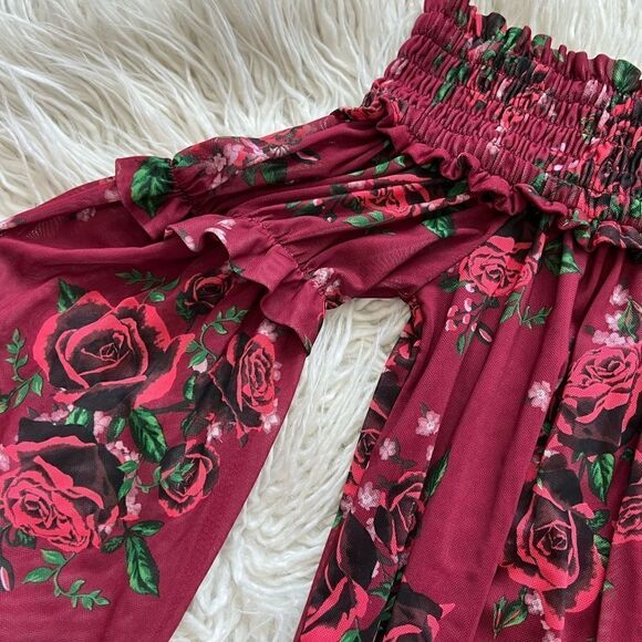 Floral Bell Sleeve Top  - Picture 2 of 7